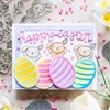 Metal Easter Four Eggs Combination Cutting Dies, 4PCS Easter 3D