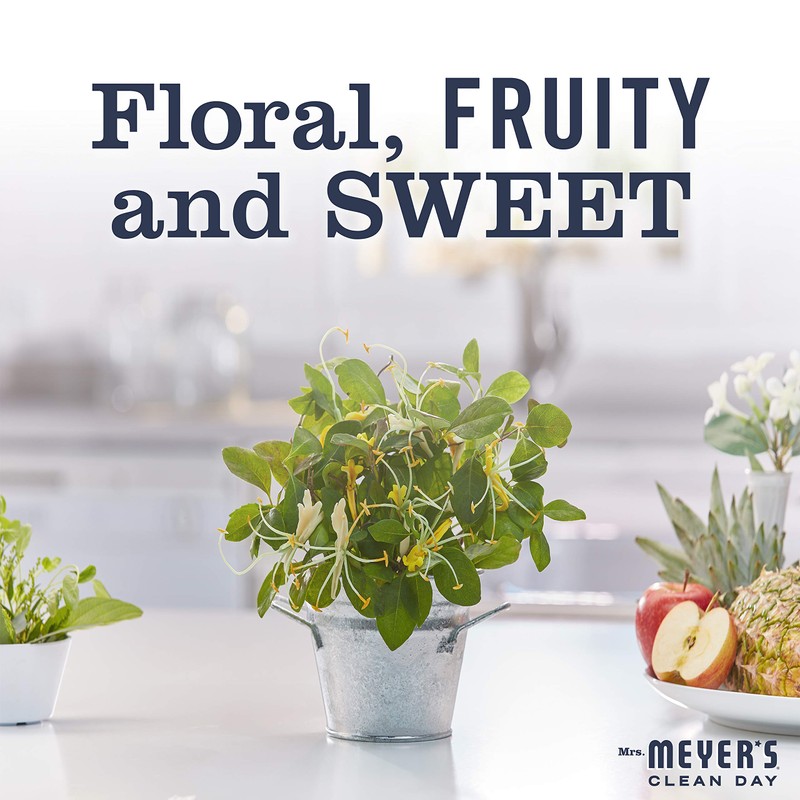 MRS. MEYER'S CLEAN DAY Liquid Dishwashing Soap, Honeysuckle, 16 oz