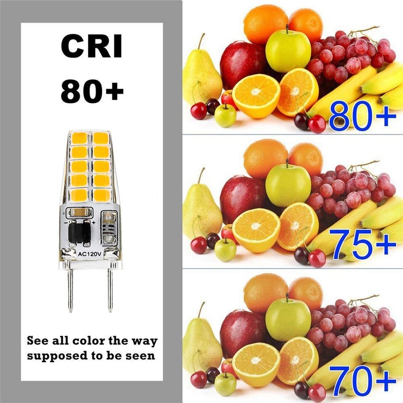 Gaormii G8 LED Bulb Dimmable, 20W Halogen Equivalent, 120V T4