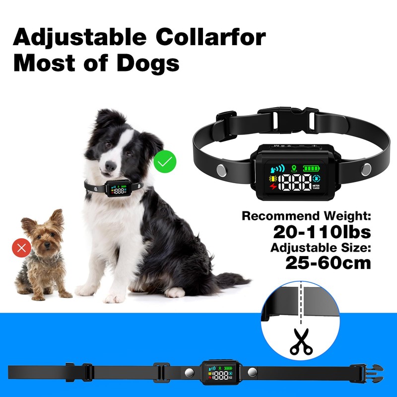 GPS Wireless Dog Fence , Electric Fence for Dogs, Perimeter