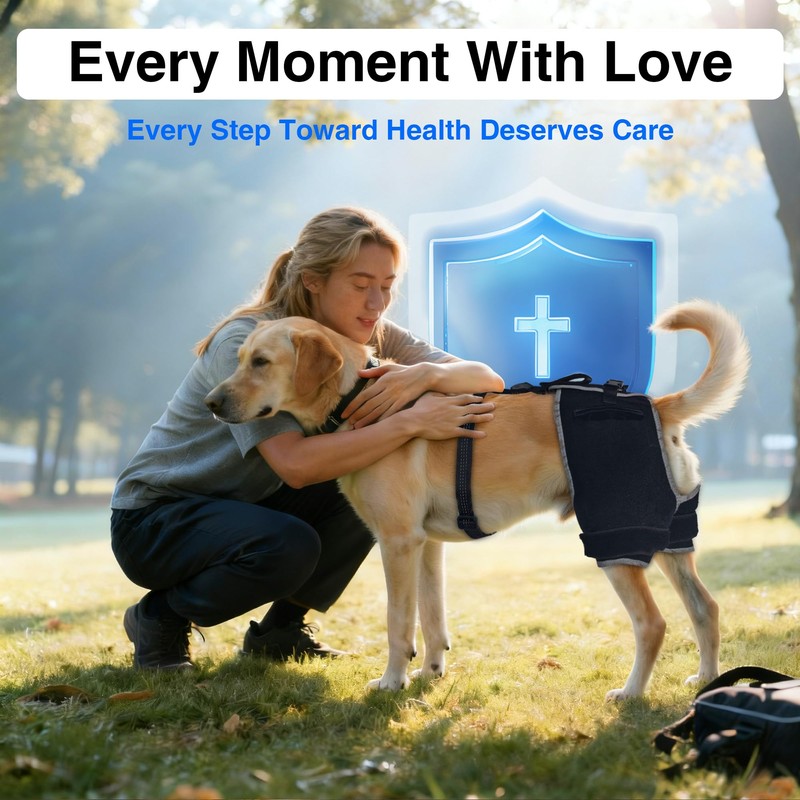 KISFLY Dog Hip Brace, Hot Cold Therapy Rear Leg Care