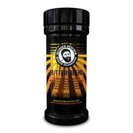 Bearded Butcher Blend Butter Seasoning Blend, 10.5 oz Large Shaker - Silky Smooth Butter Seasoning, Perfect for Chicken, Steak, Corn On The Cob, and More! No MSG