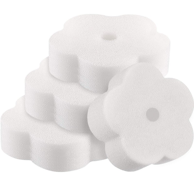 24 Pieces Sponge for Hot Tub Accessories, Flower Oil Scum