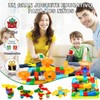 Juguetes de Construcción,180 PCS Juego de Bloques,Pista de Carreras para