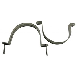 Amanaote 304 Stainless Steel 4" Diameter Tube Strap Tension Clip Pipe Clamp Pack of 5 Sets