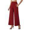 Arolina Women's Stretchy Wide Leg Palazzo Lounge Pants with Pockets
