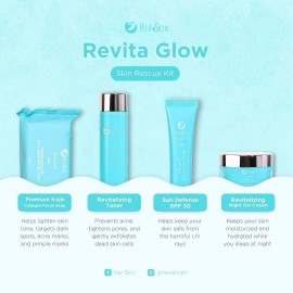 Her Skin Revita Glow Skin Rescue Rejuvenating Kit