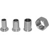 Beduan Stainless Steel Garden Hose Swivel Fitting 1/2" Barb x