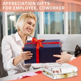 Employee Gifts for Women, Employee Appreciation Gifts, Thank You Gifts for Women Employees/Coworkers, Birthday Gifts for Employees from Boss, Team Gift Ideas for Employees Throw Blanket 60 x 50 Inch
