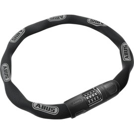 ABUS 8808C Chain Lock - Combination, 2.8', 8mm Square, Black