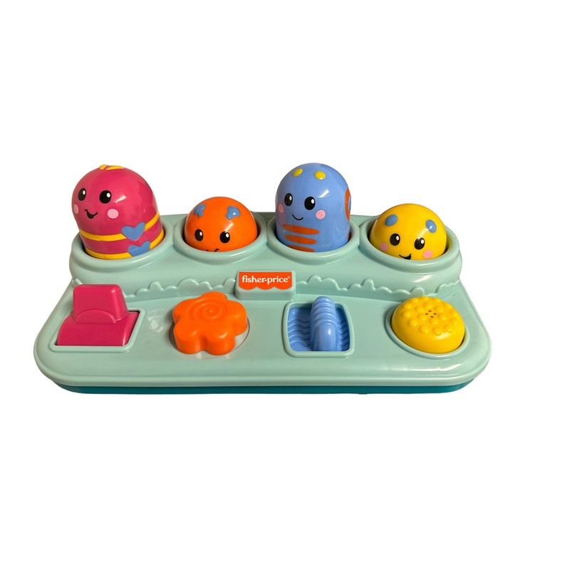 Fisher-Price Brilliant Basics Boppin' Activity Bugs, Pop-Up Infant Toy Development
