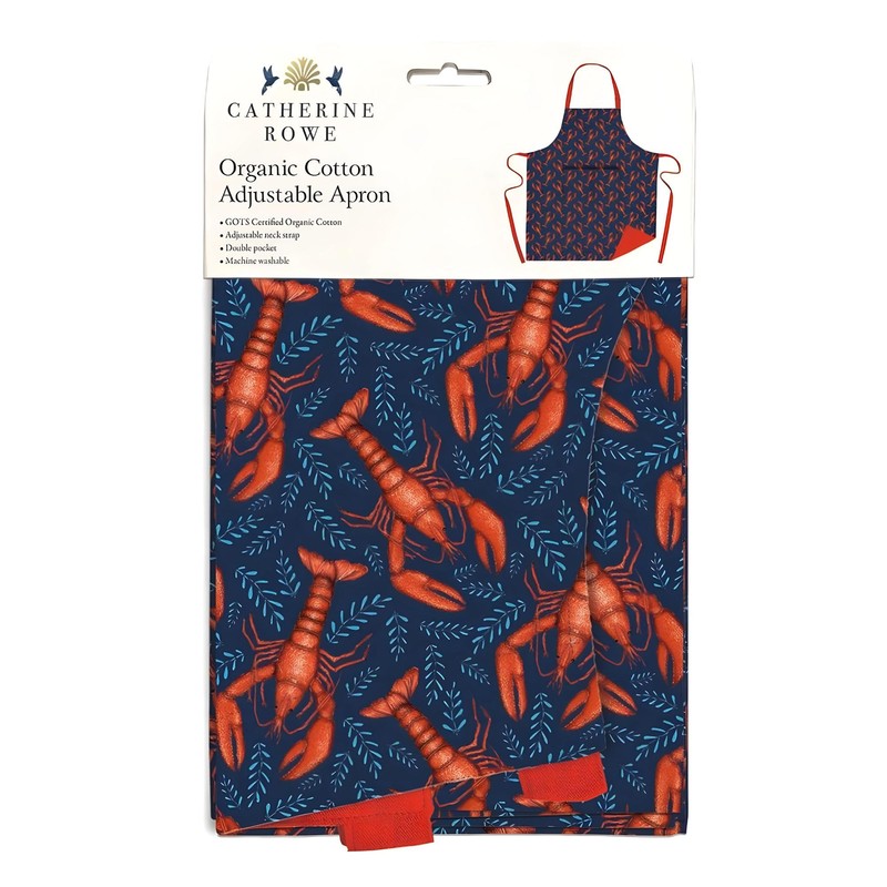Museums & Galleries Adjustable Apron - Lobsters by Catherine Rowe