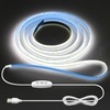 ALITOVE USB COB LED Strip 2 m Cool White 6000