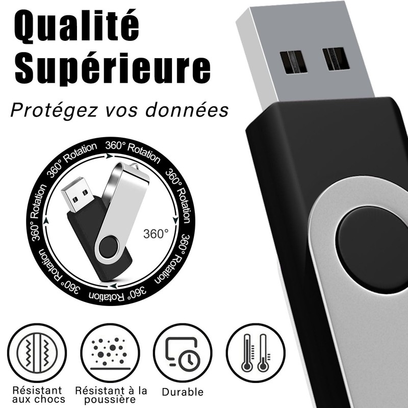 EASTBULL 1GB USB Stick 5 Pack, Memory Sticks USB 2.0