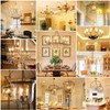 ANWIO Flame Tip LED Filament Bulb Candelabra E26 Base, Dimmable