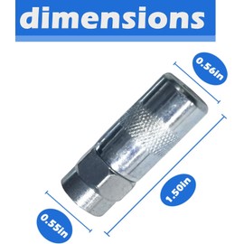 HNF 49-16-2649 Replacement Milwauke Grease Gun Coupler tip for Milwauke M18 Cordless 2-Speed Grease Gun and M12 Cordless Grease Gun (4-Pack)