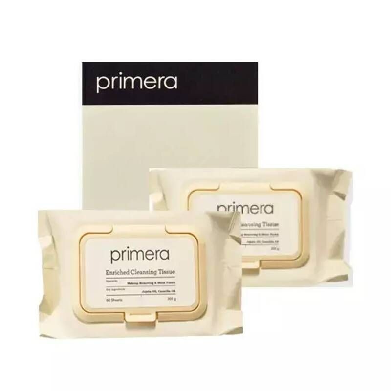 Primera Enriched Cleansing Tissue 60 sheets + 60 sheets (2