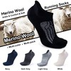 Busy Socks Mens Thick Wool Running Socks, Womens Spring Merino