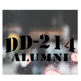 DD-214 Alumni Decal for Car, Truck, Funny, Tumbler, Window, Motorcycle, Helmet, Bumper, Decal for Laptop, Phone, Home Decoration