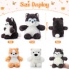 Gejoy 3 Pcs 6 Inch Plush Dog Kitten Stuffed Animals