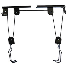 Bike Lift Hoist for Garage Ceiling, Heavy Duty Ceiling Mountain Bicycle Hanger Pulley Rack 100 lb Capacity