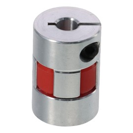 AllGIFT Beam Flexible Coupler Joint,L30xD20 Durable Aluminium Coupler Joint Connector,Useful Shaft Coupling 3D Printer(Inner Aperture 6.35x6.35mm)