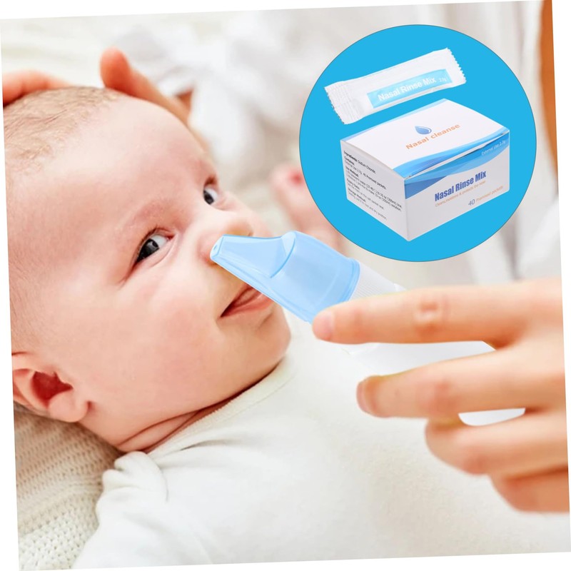 TOVINANNA 40packs Saline Packets for Nasal Wash Quick-dissolve Nasal Rinse