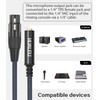 HUALEU 2Pack XLR to 1/4 Cable,Balanced 3 Pin XLR Female