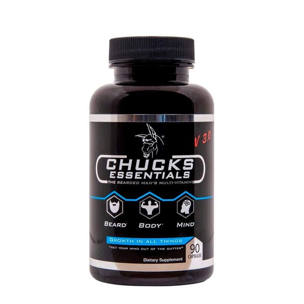 Chucks Essentials - The Bearded Mans Multivitamin, for Faster Growing