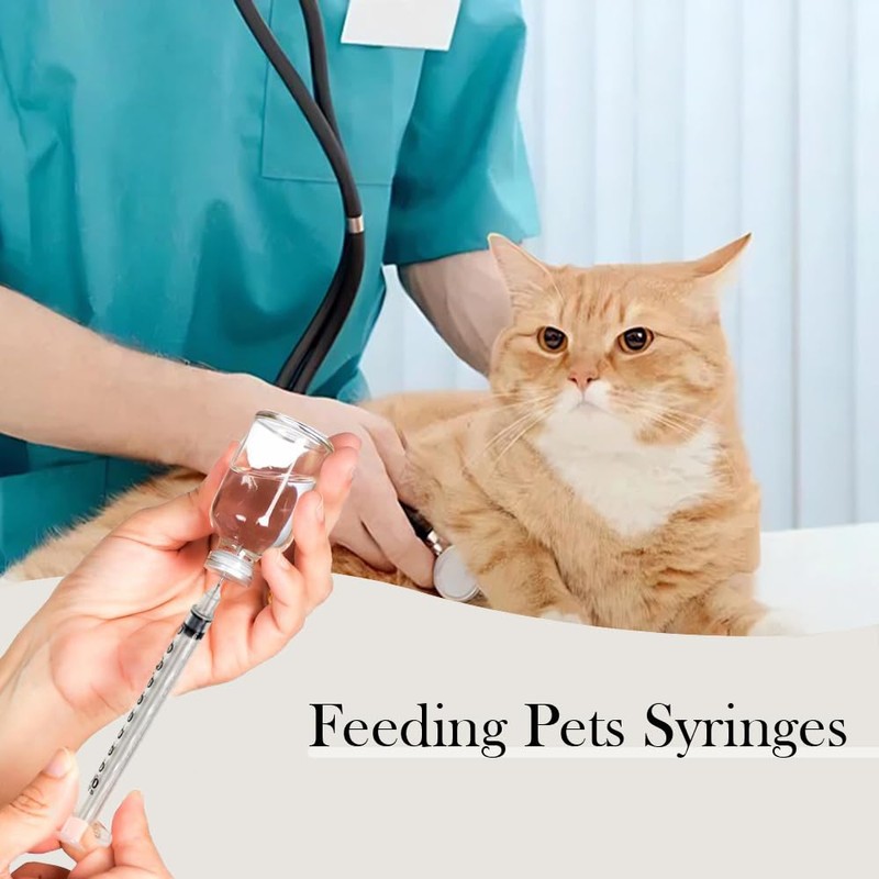 Dispensing Measuring Tool Individually Wrapped 1ML Plastic Syringe Disposable Scientific