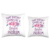 Layla Personalized Cute Flower Girls Layla Name Throw Pillow