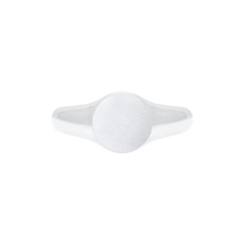 Elli Ring Matte Oval Geo Basic 925 Sterling Silver