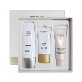 OHUI 오휘 데이쉴드 퍼펙트 선 레드 1.5종 세트 50ml + 30ml 26년 3월 기획 선크림 OHUI DayShield Perfect Sun Red 1.5 Type Set 50ml + 30ml March 2026 Planned Sun Cream