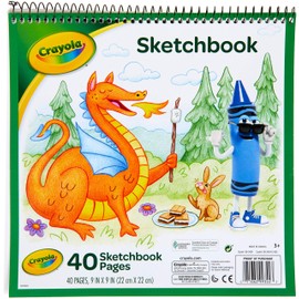 Crayola Sketchbook 9 inch x 9-40 Sheets Pack (6-Pack)6