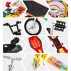 18 Pieces Mini Finger Toys Set Finger Skateboards Finger Bikes