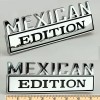 AMP 1pc MEXICAN EDITION Chrome Emblem Badges Decal Car Truck