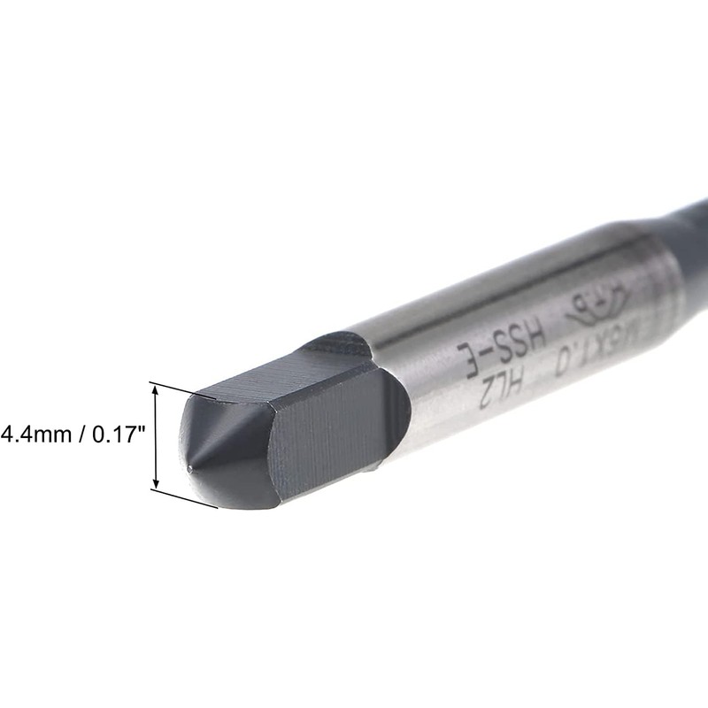 TA-VIGOR M6 x 1mm Spiral Flute Thread Tap, Metric Machine