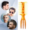 Styling Comb, 3 In 1 Fish Tail Bone Shape, Wide