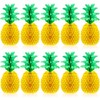 Blulu 10 Packs Pineapple Decorations 14 Inch Pineapple Honeycomb Centerpieces