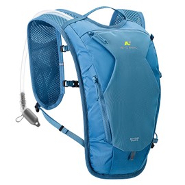 N NEVO RHINO Hydration Backpack,Water Backpack with 50 oz /1.5L Water Bladder, Bike Hydration Pack for Men Women, 6L Lightweight Hydration Hiking Backpack for Cycling Hiking