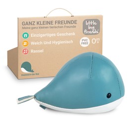 Little Big Friends Little Friends Rattle Toy Special Soft Toy Easy to Clean Madeleine the Whale