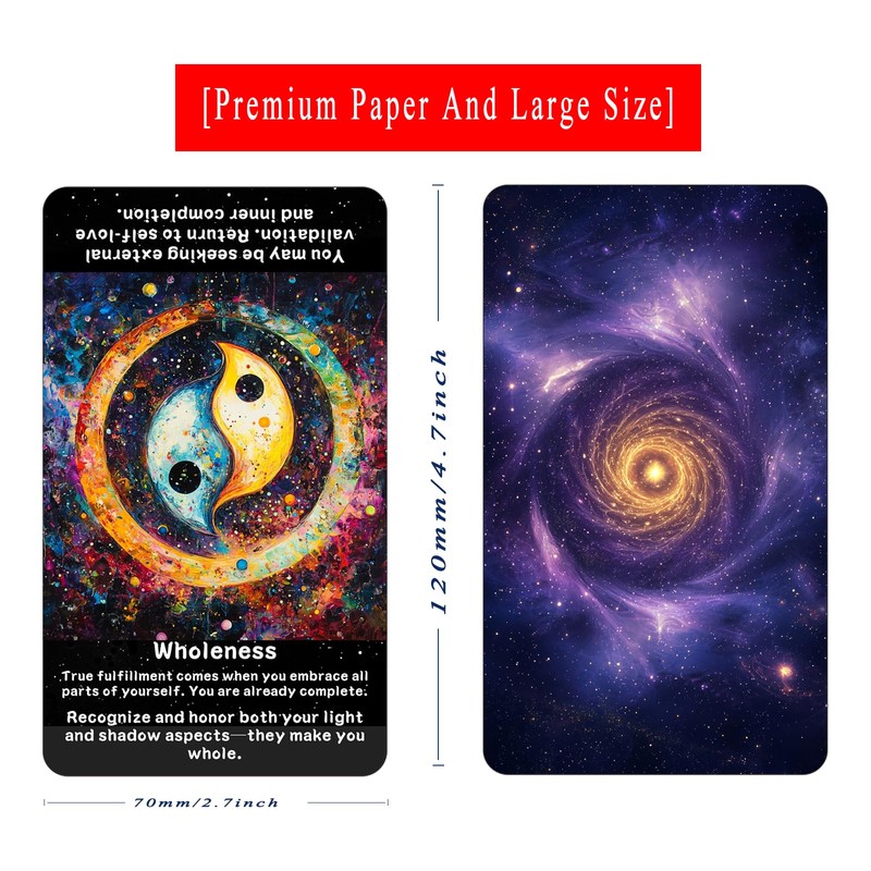 sishui Law of Attraction Oracle Cards: Beginner-Friendly Tarot Cards Deck