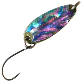 Paladin Trout Spoon Pearlescent Trout Spoon, Weight: 1.6 g, Colour: Pearlescent Rainbow / Gold