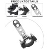 2Pcs Universal Motorcycle Tube Bracket: Adjustable Round Tube Clamp Bracket