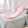 Mewaii Long Axolotl Plush 5 Sizes, 120% Extra Filling Giant