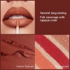 Set 6 Labiales Líquidos Mate Larga Duración Handaiyan Rojo