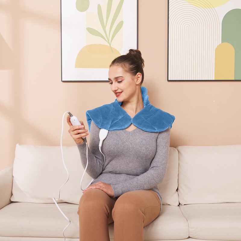 2024 Ruqiji 19" x 24" Super Soft Microfiber Weighted Neck&Shoulder