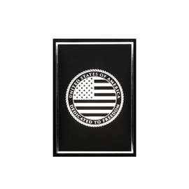 Military Gift Shop Black American Flag Playing Cards - Foil Stamped Patriotic Design - Premium Quality - American Flag Gifts | Disabled USMC Vet Owned Small Business