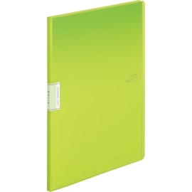 Kokuyo file clear. Book Motte A4 20 Pocket Yellow Green Russet – lm20lg