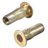 uxcell Multi-Grip Rivet-Nut, M5 Pre-Bulbed Shank Carbon Steel Color-Zinc-Plated Flat